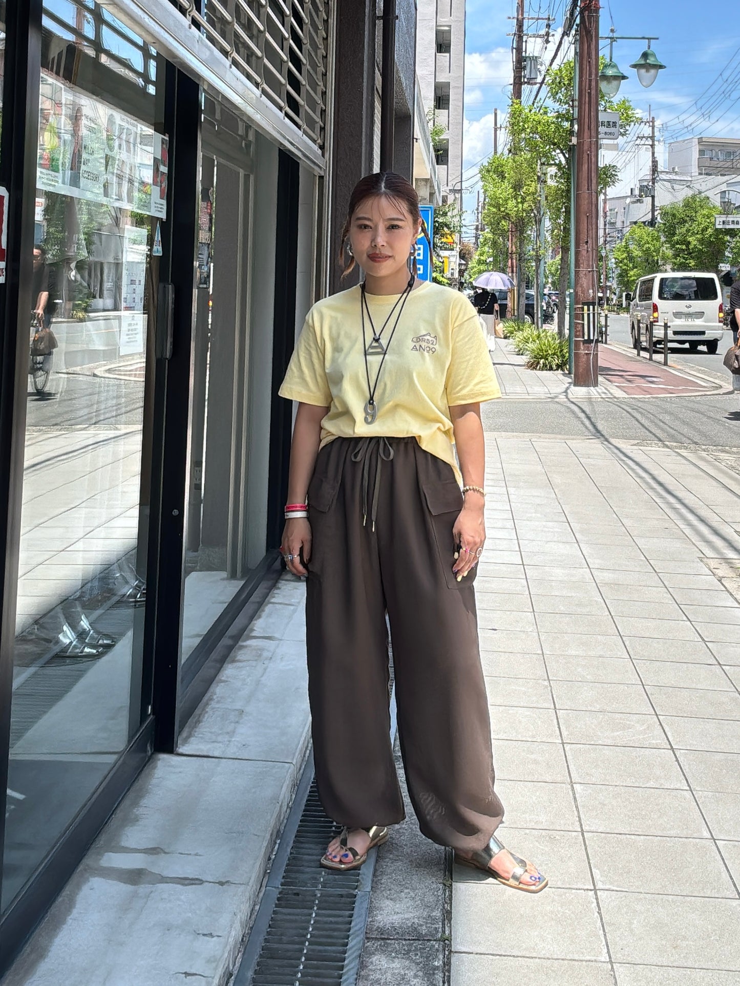 受付終了✴︎【先行予約】DRS2×No.9 コラボTシャツ／SUNSUN＆No.9／イエロー×パープル