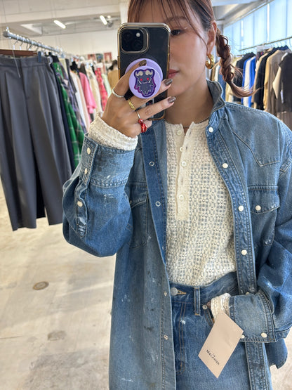 【予約販売】ヘンリーネックカットソー／8611002／LE MÉLANGE