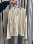【予約販売】ヘンリーネックカットソー／8611002／LE MÉLANGE
