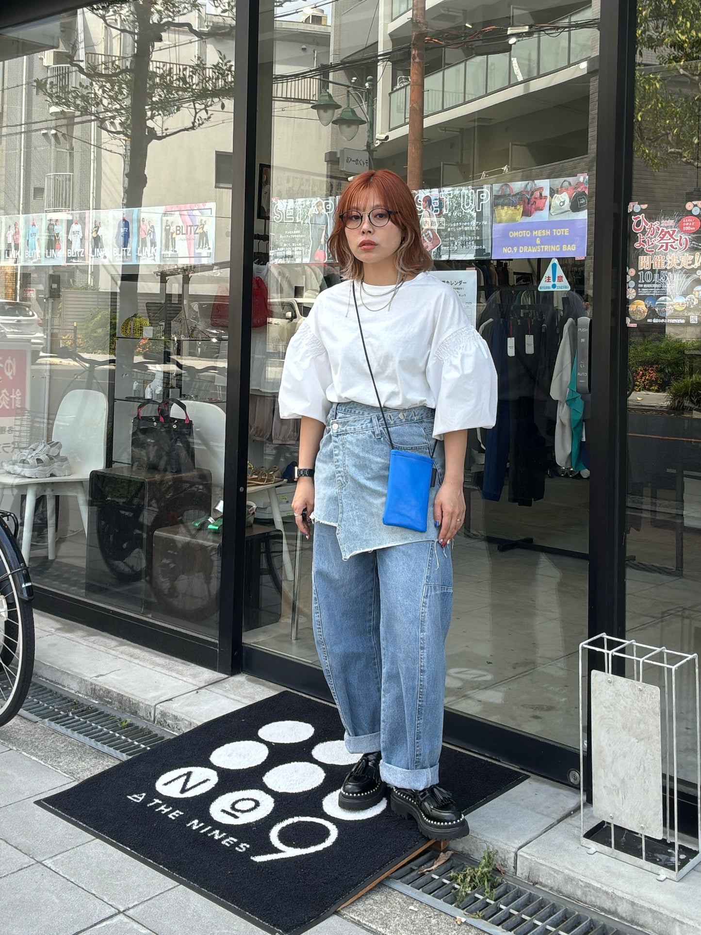 パフスリーブデザインTシャツ