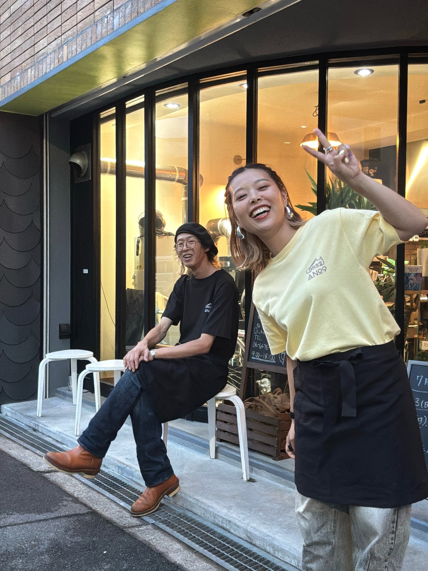 受付終了✴︎【先行予約】DRS2×No.9 コラボTシャツ／SUNSUN＆No.9／イエロー×パープル