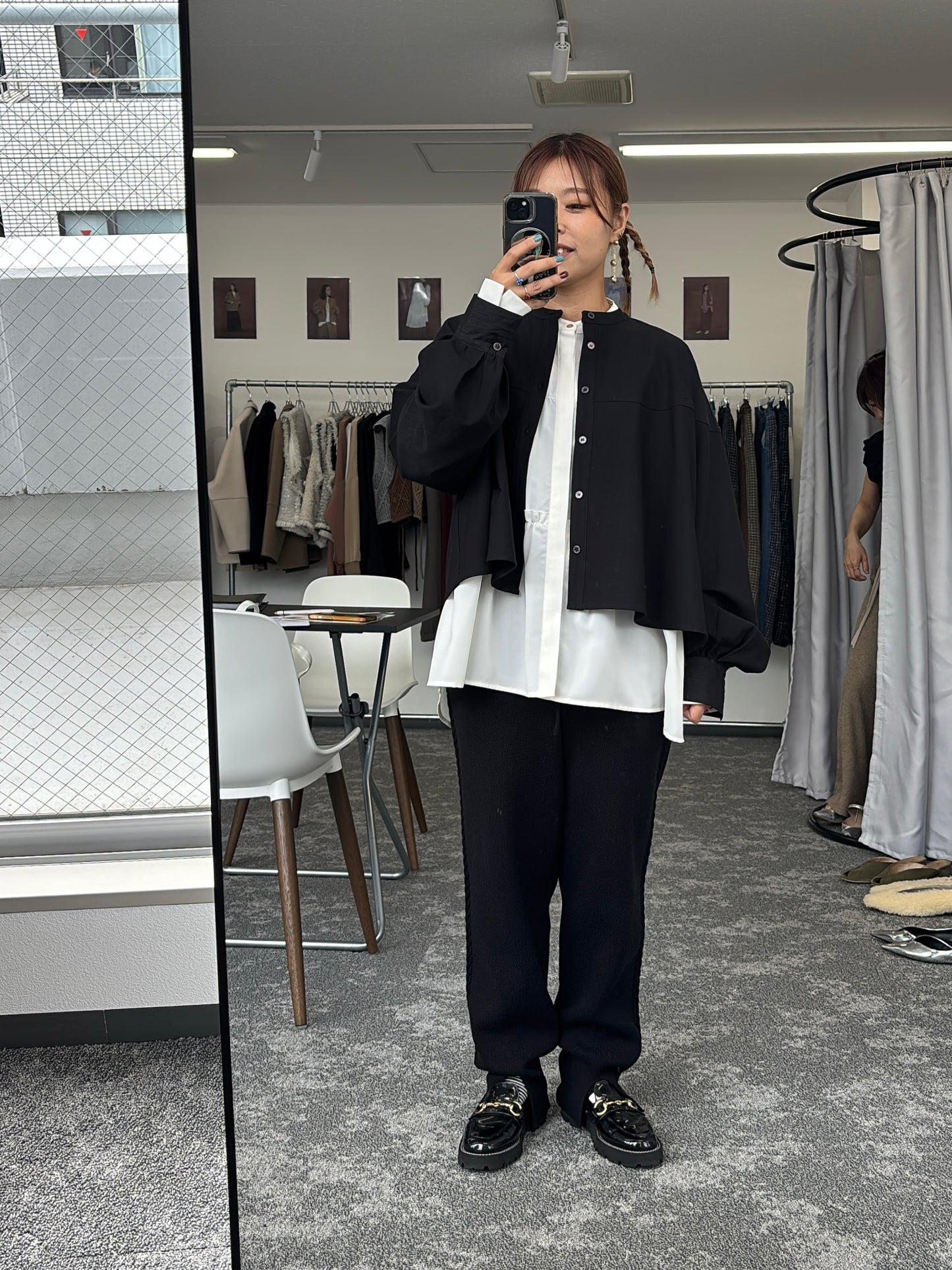 【予約販売】ケーブルラインニットジョガーパンツ／507392／CYAN tokyo