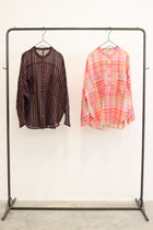 【予約販売】ストライプ柄・チェック柄シャツ／8613211／LE MÉLANGE