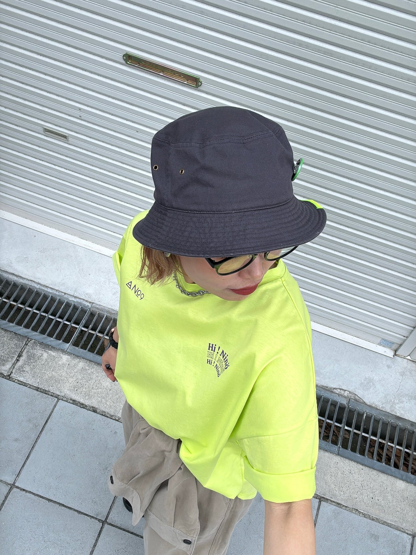 受付終了【予約販売】”Hi Ninö” オリジナルドライタッチコットンTシャツ／No.9-the Nines-