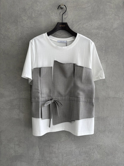 ビスチェレイヤードTシャツ／trois