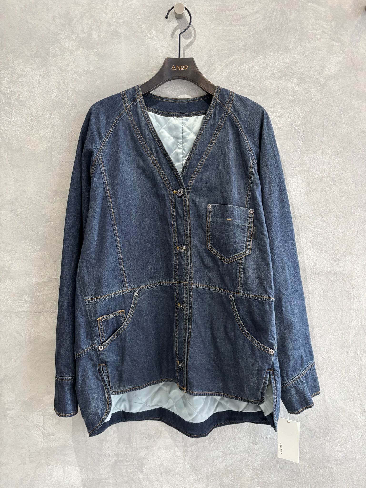 ayane 裏キルトダンガリージャケット　アヤン 楽天市場】セール SALE Ayane アヤン 新作 アヤン ayane 裏