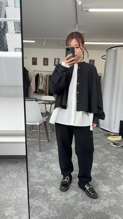 【予約販売】ケーブルラインニットジョガーパンツ／507392／CYAN tokyo